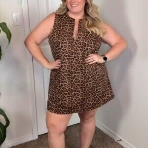 Animal print dress